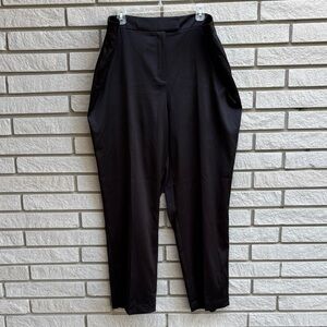 Addition Elle Black Satin Women's Trousers Sz22